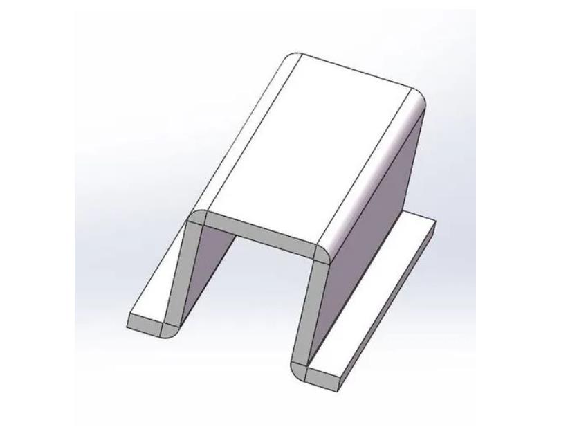 道里U型槽折弯件
